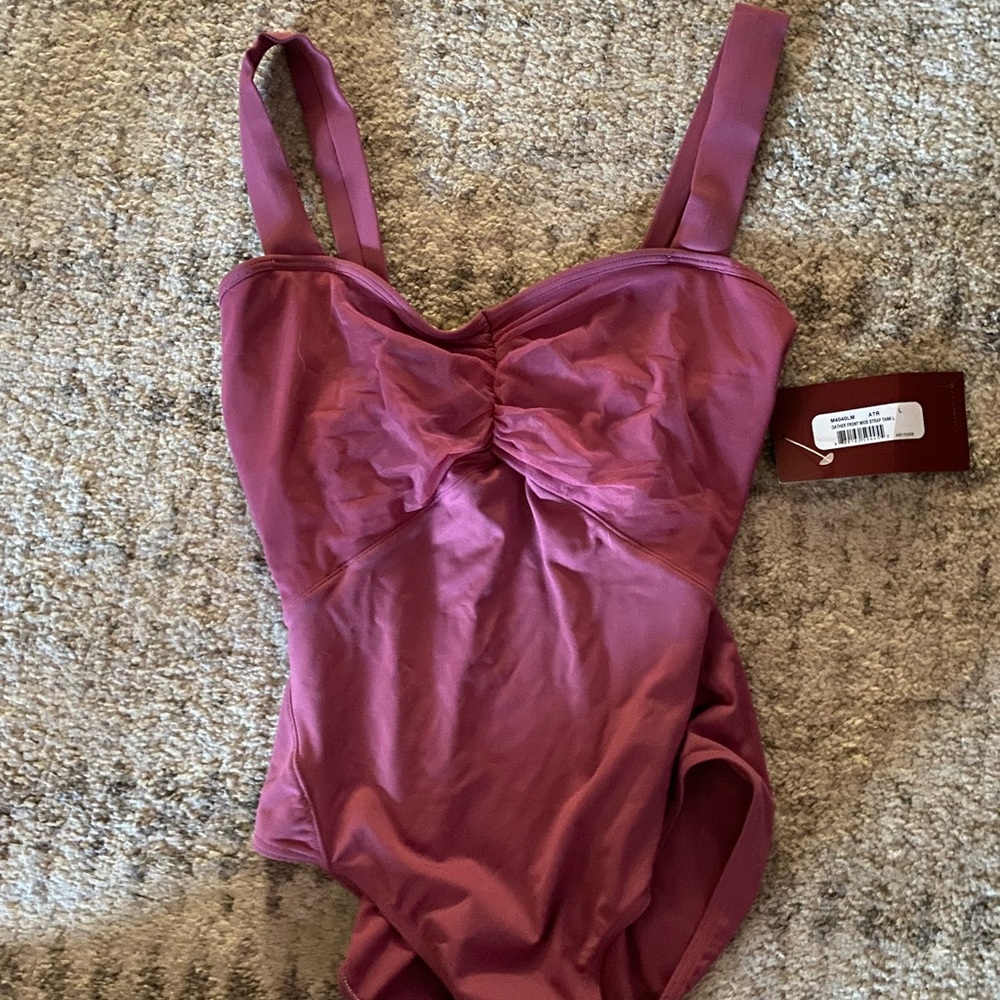 Mirella Mauve Adult L Leotard NWT